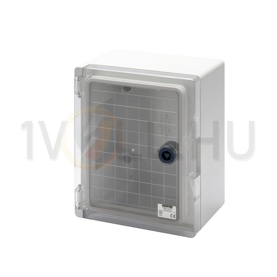 Szekrény fali szerelőlemez nélkül műanyag 254mm x 200mm x 135mm IP55 szürke 44CEP GEWISS - GW44818