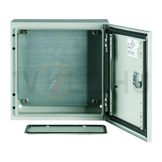 Szekrény fali sorolható acél szerelőlappal 300mm 300mmx 150mmx IP66 szürke CS-33/150 EATON - 111648