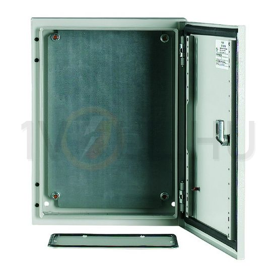 Szekrény fali sorolható acél szerelőlappal 400mm 300mmx 150mmx IP66 szürke CS-43/150 EATON - 111681