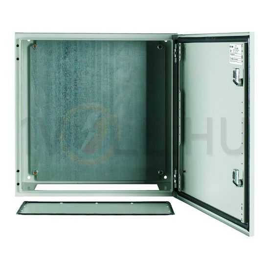 Szekrény fali sorolható acél szerelőlappal 500mm 500mmx 250mmx IP66 szürke CS-55/250 EATON - 111691