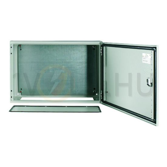 Szekrény fali sorolható acél szerelőlappal 600mm 400mmx 250mmx IP66 szürke CS-64/250 EATON - 111694