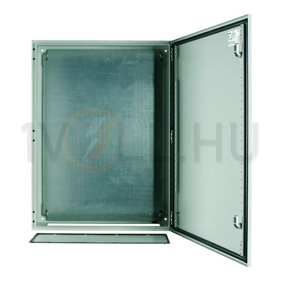 Szekrény fali sorolható acél szerelőlappal 800mm 600mmx 200mmx IP66 szürke CS-86/200 EATON - 111706