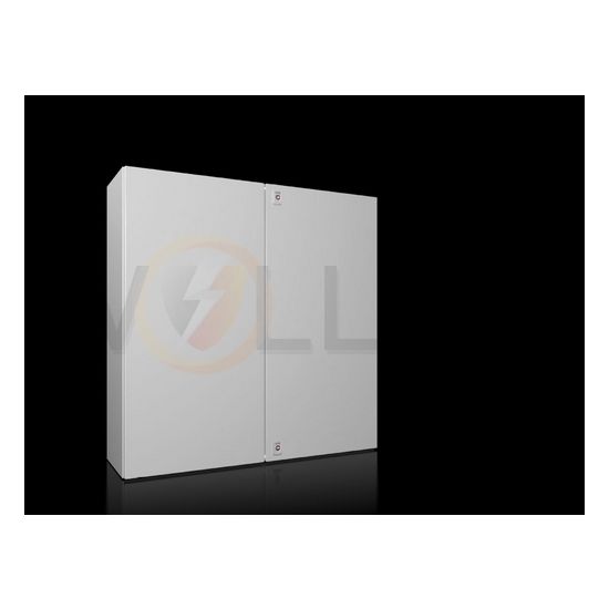 Szekrény fali teli ajtós acél szerelőlappal 1000mm x 1000mm x 300mm IP55 AX 1110.000 Rittal - 1110000