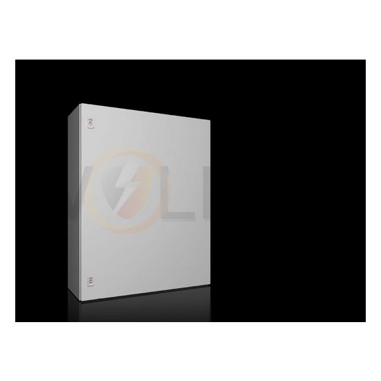 Szekrény fali teli ajtós acél szerelőlappal 1000mm x 800mm x 300mm IP66 AX 1180.000 Rittal - 1180000