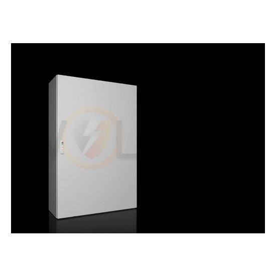 Szekrény fali teli ajtós acél szerelőlappal 1200mm x 800mm x 300mm IP66 AX 1280.000 Rittal - 1280000