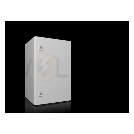 Szekrény fali teli ajtós acél szerelőlappal 600mm x 380mm x 350mm IP66 AX 1338.000 Rittal - 1338000