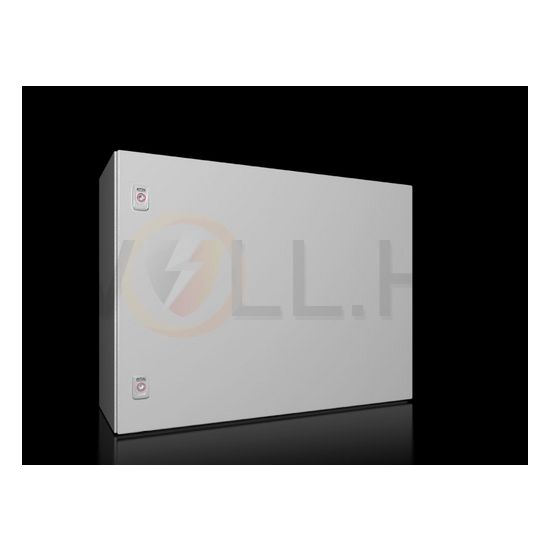 Szekrény fali teli ajtós acél szerelőlappal 600mm x 800mm x 300mm IP66 AX 1055.000 Rittal - 1055000