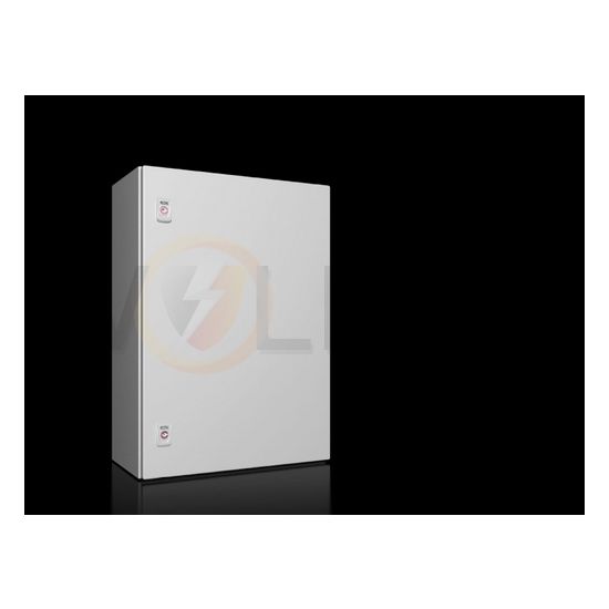 Szekrény fali teli ajtós acél szerelőlappal 700mm x 500mm x 250mm IP66 AX 1057.000 Rittal - 1057000