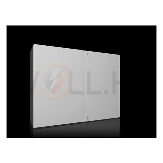 Szekrény fali teli ajtós acél szerelőlappal 760mm x 1000mm x 300mm IP55 AX 1130.000 Rittal - 1130000