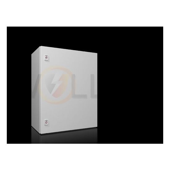 Szekrény fali teli ajtós acél szerelőlappal 760mm x 600mm x 350mm IP66 AX 1376.000 Rittal - 1376000