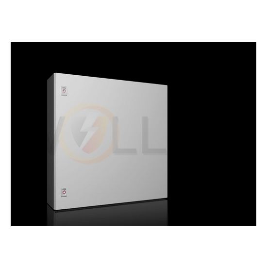 Szekrény fali teli ajtós acél szerelőlappal 760mm x 760mm x 210mm IP66 AX 1077.000 Rittal - 1077000