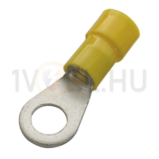 Szemes saru DIN 46237 4-6mm2 5M/csavar gyűrűs-alakú PVC sárga réz ónozott SSZ5 Haupa - 260286