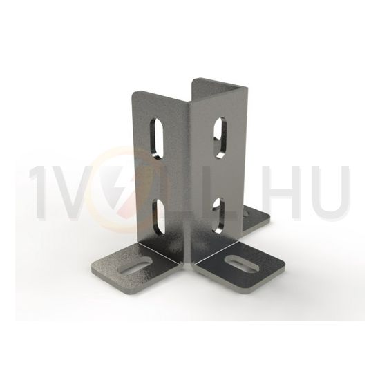Szerelő talp profil tartóhoz csavaros fejelem merítetten horganyzott acél SB41 GC BASOR - 206471