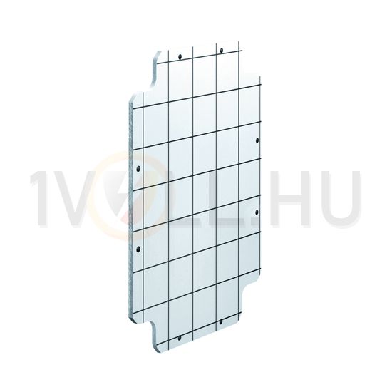 Szerelőlap Q-DIN 240x190 mm dobozhoz műanyag 170mm x 230mm x kezeletlen 44CE GEWISS - GW44626