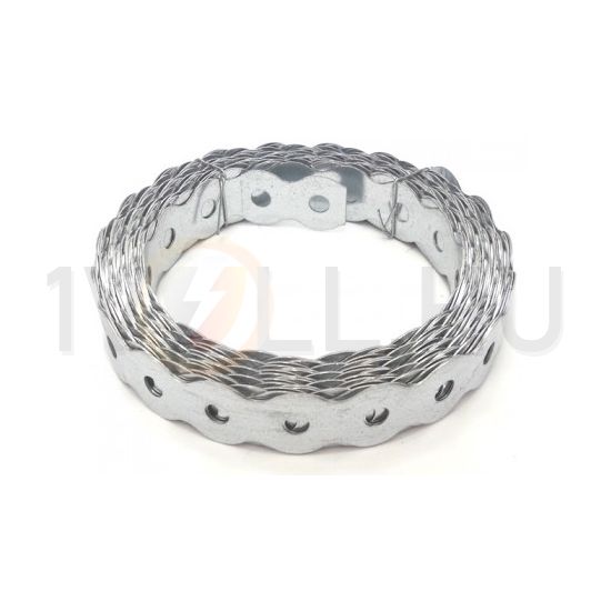 Szerelőszalag 8-as 10m tűzihorganyzott acél perforált kerek perforáció CETA FORM - BE-4330080