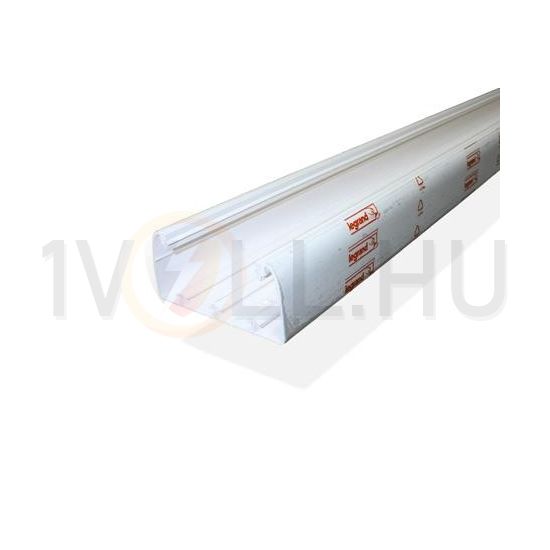 Parapetcsatorna alj 150mm x 50mm 2000mm kezeletlen műanyag fényesfehér DLP LEGRAND - 010432