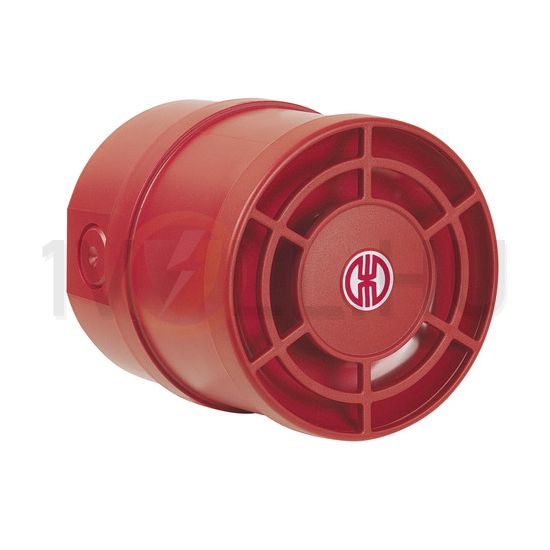 Sziréna 32-hangú 230V AC 0.04A 115dB piros-ház műanyag IP65 WERMA - 14015060
