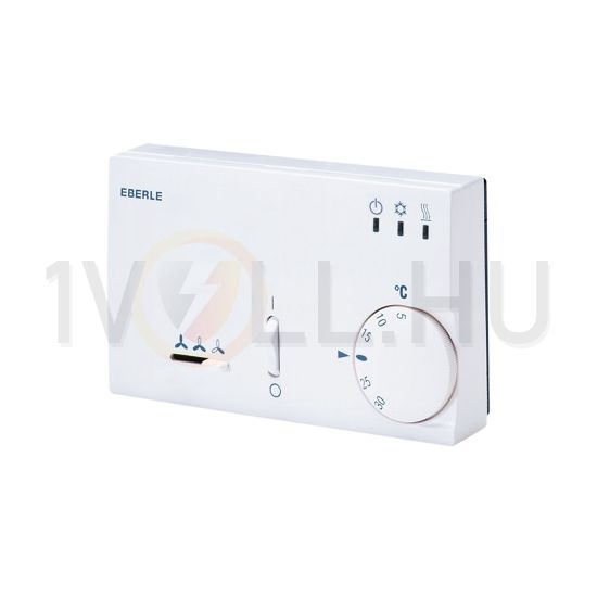Szobatermosztát analóg klímához komplett 5-30°C 10A 230V falonkívüli fehér KLR-E 7204 EBERLE - 517720451100