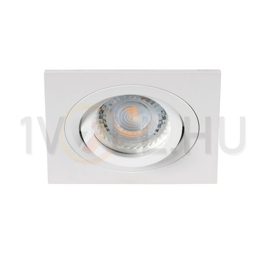 Szpot lámpatest álmennyezetbe MR16 1x 50W 12V AC/DC GX5.3 fehér-ház SEIDY CT-DTL50-W/M KANLUX - 19454