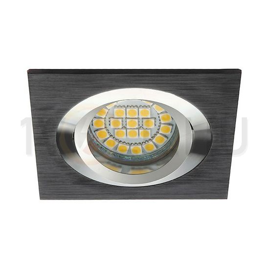 Szpot lámpatest álmennyezetbe MR16 1x 50W 12V AC/DC GX5.3 fekete-ház IP20 SEIDY CT-DTL50-B KANLUX - 18289