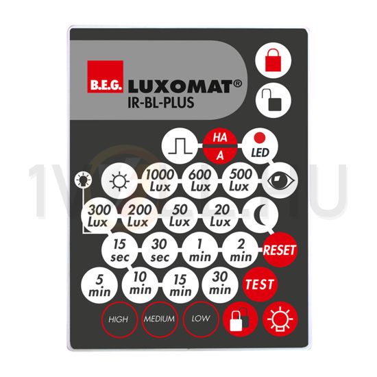 Távirányító BL4-PLUS mozgásérzékelőhöz IR egyirányú IR-BL-PLUS B.E.G. - 93406