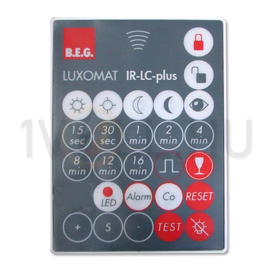 Távirányító LC-plus 280 érzékelőhöz infravörös (IR) fekete IR-LC-plus B.E.G. - 92095
