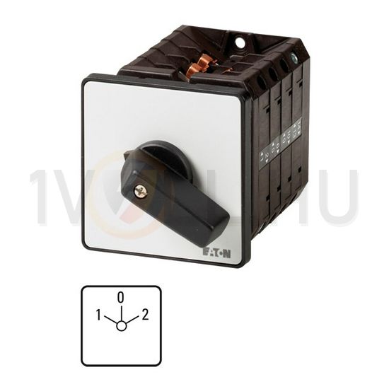 Terhelés 1-0-2 átkapcsoló 4-pólus 63A 22kW/AC-3/400V előlapra T5B-4-8213/E EATON - 092112