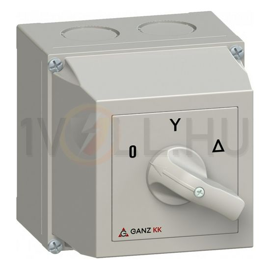 Terhelés csillag-delta kapcsoló 3P 32A tokozott KKM1-32-6009 Ganz KK - 4AF6009XB00S40