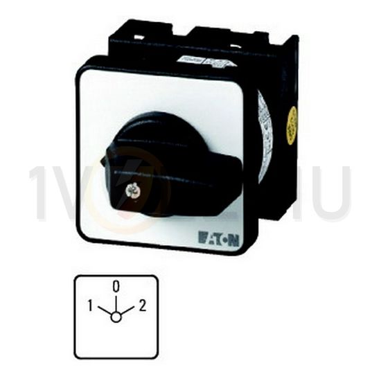 Terhelés irányváltó kapcsoló 3-pólus 20A 4kW/AC-3/400V előlapra T0-3-8401/EZ EATON - 093420