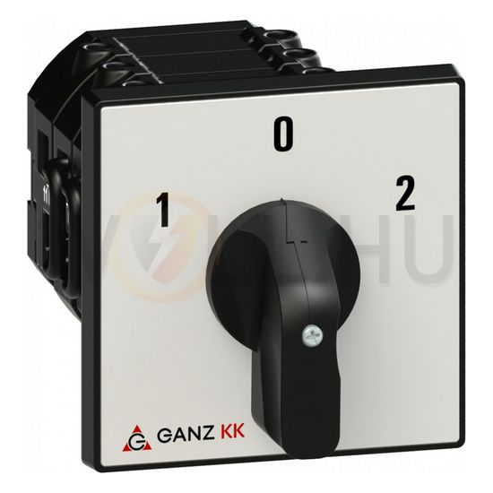 Terhelés irányváltó kapcsoló 3P 63A előlapra KK2-63-6008 Ganz KK - 903-6008-701