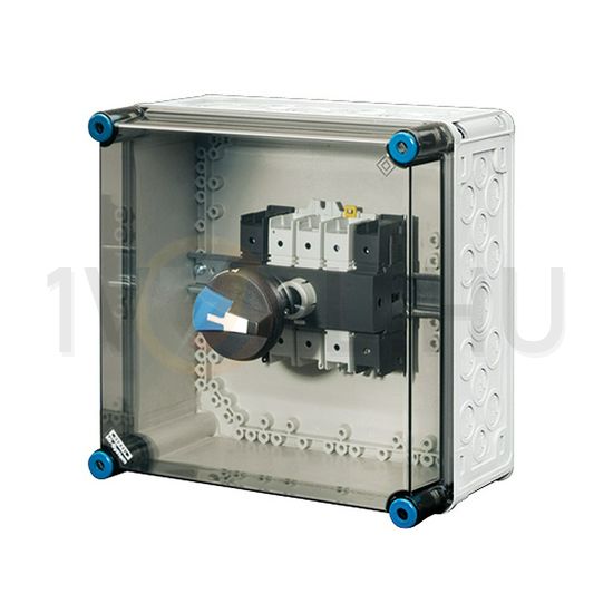 Terheléskapcsoló szekrény 3+N+PE 5P 80A burkolattal 300mmx 300mmx 216mm Mi77213 ENYMOD Hensel - 20001129