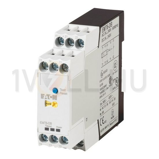 Termisztoros motorvédő relé 1-mérőkör 1ny 1z 230VAC-vezérlés AC EMT6-DB(230V) EATON - 066401
