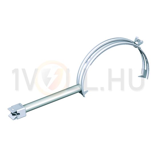 Tető-vezetéktartó kúpcserépre Niro Rd8 nemesacél V2A bepattintós bilincs VI J.PRÖPSTER - 111180