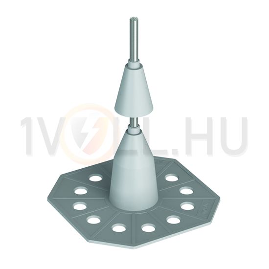 Tetőátvezetés Rd8-10-16 PVC tömítőhüvellyel 150x150mm VI J.PRÖPSTER - 111598