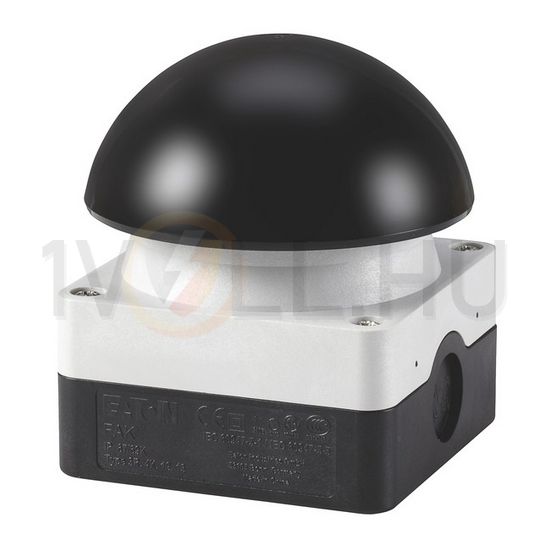 Tokozott láb/tenyér gomba-nyomó 1-z 1-ny visszaugró fekete FAK-S/KC11/I EATON - 229749