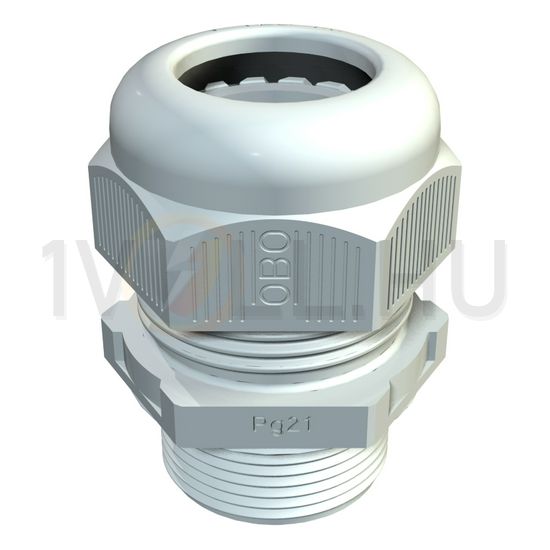 Tömszelence hosszú menet PG 7 2.5-6.5mm-kábelátmérőhöz műanyag V-TEC L PG7 LGR OBO-BETTERMANN - 2024284