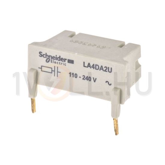 Túlfeszültség-korlátozó modul RC-védőkapcsolás 110-240V/AC AC TeSys LA4-D Schneider - LA4DA2U
