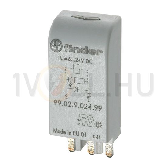 Túlfeszültségvédő modul dióda 6-220VDC DC 99.02.3.000.00 FINDER - 9902300000