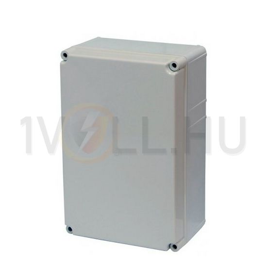 Üres szekrény átlátszatlan fedéllel műanyag 450mmx 300mmx 170mm IP65 PVT 3045 - NÁF Csatári Plast - CSP32100000