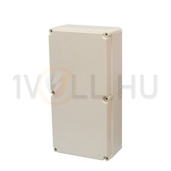 Üres szekrény átlátszatlan fedéllel műanyag 600mmx 300mmx 170mm IP65 PVT 3060 - NÁF Csatári Plast - CSP36100000