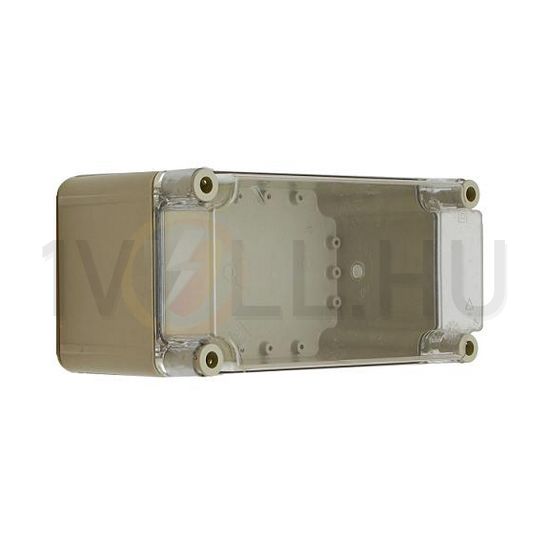 Üres szekrény átlátszó fedéllel műanyag 300mmx 150mmx 170mm IP65 PVT 1530 - ÁF Csatári Plast - CSP31000000