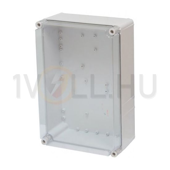Üres szekrény átlátszó fedéllel műanyag 450mmx 300mmx 170mm IP65 PVT 3045 - ÁF Csatári Plast - CSP32000000