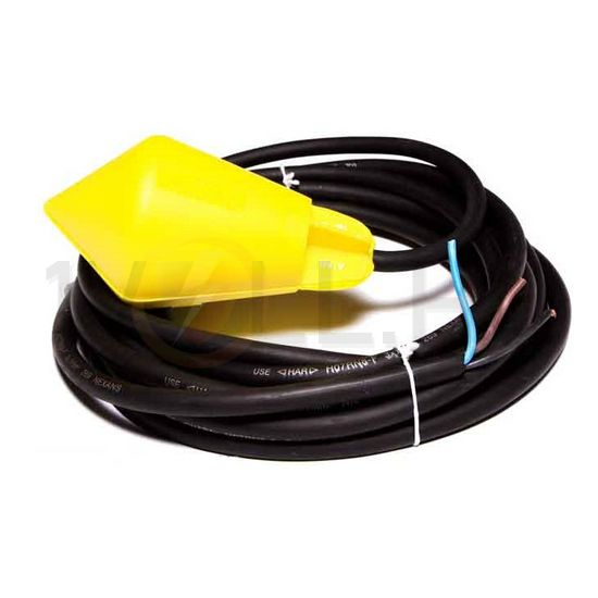 Úszókapcsoló 10m neoprene 1P váltó 250VNévleges üzemi feszültség Ue -AC 20A IP68 ATMI - BIPSTOPVR10M