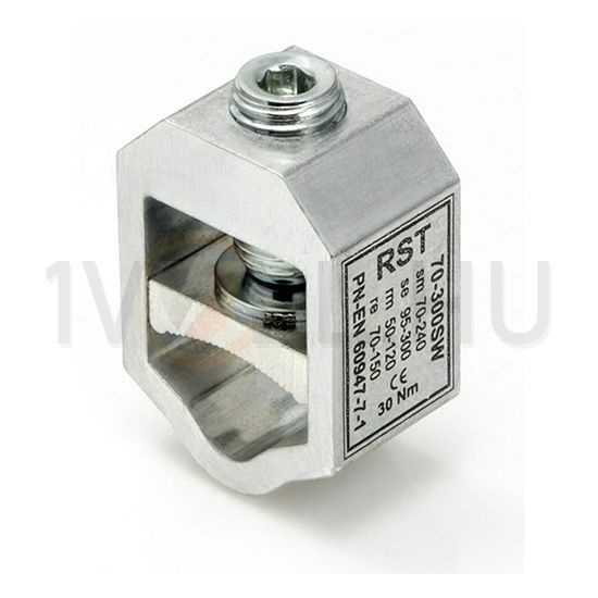 V-kengyel csatlakozó alu/ónozott bronz (AlMgSi) 50-300mm2 35x23x49mm  Apator - 70-300SW