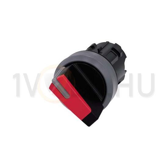 Választókapcsoló fej műanyag d22 0-I világító működtetőkaros 2-állású piros SIRIUS ACT SIEMENS - 3SU1032-2BF20-0AA0