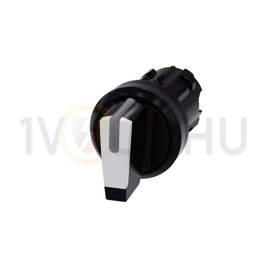 Választókapcsoló fej műanyag d22 I-0-II világító működtetőkaros 3-állású fehér SIRIUS ACT SIEMENS - 3SU1002-2BL60-0AA0