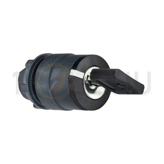 Választókapcsoló fej műanyag d22 Ronis455 kulcsos 2-állású reteszelt kerek Harmony XB5 Schneider - ZB5AG4