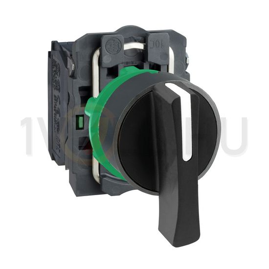 Választókapcsoló komplett műa. d22 3-állású 2-z hosszú forgatókaros fekete Harmony XB5 Schneider - XB5AJ33