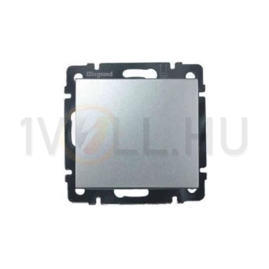 Valena 106 váltókapcsoló betét közp. fedéllel alumínium süllyesztett IP31 1- LEGRAND - 770106