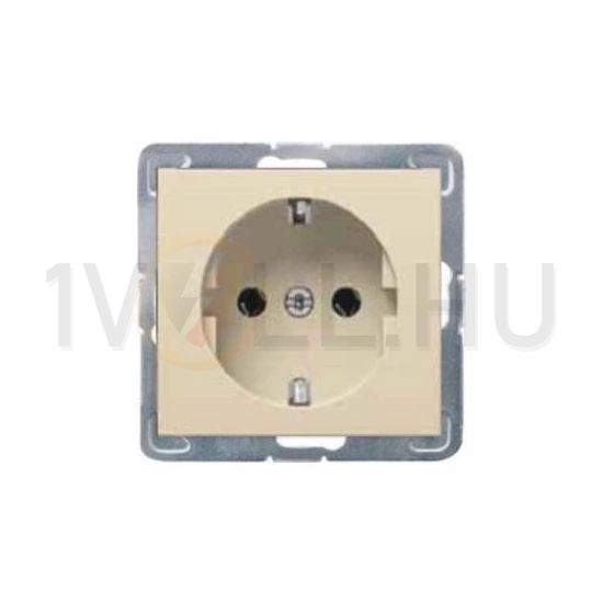 Valena 162 dugalj földelt központi fedlap elefántcsont IP20 süllyesztett csavaros LEGRAND - 774320